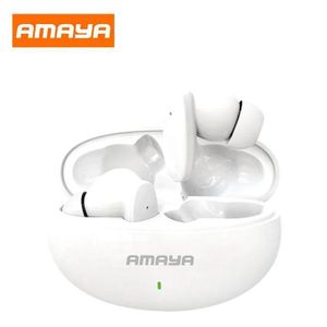 Amaya TK 05 Wireless Sports Earbuds - White