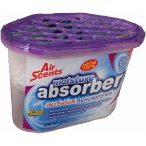 Air Scents Moisture Absorber Freshener Interior & Wardrobe Dehumidifier - LAVENDER bc