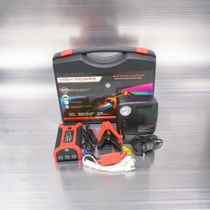 Rechargeable Battery Portable 12V 99800mAh High Capacity High Power Emergency Car Jump Starter Battery Booster Power Bank with Tire Inflator Air Compressor Pump