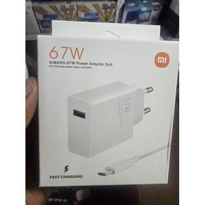 XIAOMI 67W Turbo Charger for  Redmi – Fast Charge Adapter with Type-C Cable