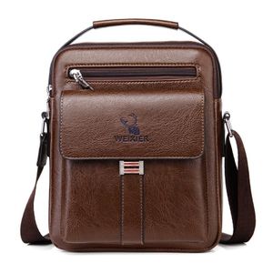   Crossbody Bag Men's Shoulder Bag Messenger Bag for Men,Crossbody Vintage Leather Hand Business Men's Casual Leather Bag, Satchel Bag For Men Gift 