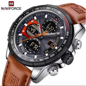 Naviforce Luxury Dual Display Chronograph Sports Watch