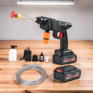 Performance High-pressure 96V Cordless Car Washing High Pressure Washer Gun 