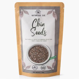 BOTANIQUE EVE Organic Chia Seeds 100g – 100% Natural Superfood for Daily Nutrition