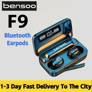 bensoo F9 Bluetooth Headsets Wireless Earphones Earbuds Ear