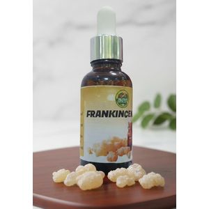 FRANKINCENSE ESSENTIAL OIL-Anti-inflammatory properties.  Skin health and anti-aging.  Stress relief and emotional wellness.  Immune system and respiratory support.  Oral health.  Pain relief.