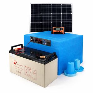 Solarmax 128 Eggs Fully Automatic Chicken Egg Incubator with 200W Solar Panel, 120Ah Battery & Complete Solar Kit