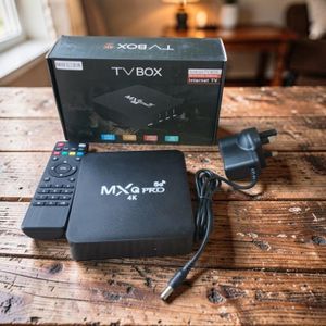 Mxq Pro 8GB Ram + 128GB ROM Upgraded Version, Built-In Wi-Fi, Features Rich, Enhanced Video Quality for Superior Home Viewing Experience 4K Ultra HD Resolution Smart Android TV Box