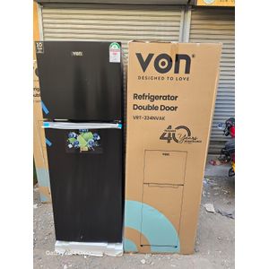 VON  Double Door Refrigerator 334 Litres No Frost