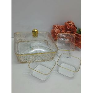 5-Piece Acrylic Fruit Bowl and Serving Set 