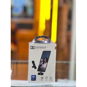 Lavalier  K9 Wireless  Microphone – Plug & Play for Smartphones