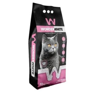 Wonder White Cat Litter – Baby Powder Scent – 10kg 