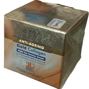 Eva Anti-Ageing Gold Collagen Night Eye Contour Cream