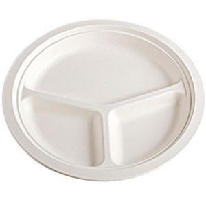 Kenstar  Partition Plate – Divided Plastic Dinner Plate with Compartments