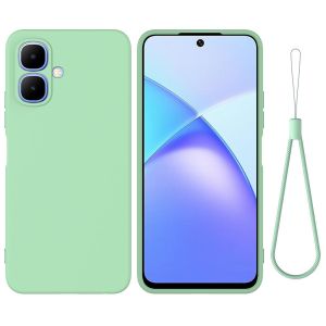 For Infinix Smart 10 HD / Tecno Pop 10C Solid Color Liquid Silicone Dropproof Full Coverage Phone Case