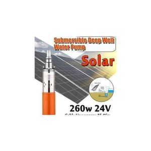 Screw 24v Solar Powered Water Pump For Agriculture Irrigation+Float Switch - ORANGE