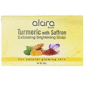 Alara Turmeric with Saffron Exfoliating Brightening Soap 150g
