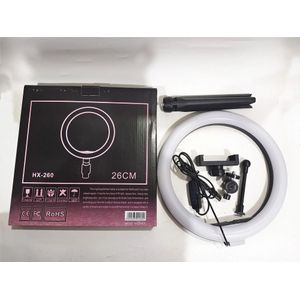 10 Inch Photography LED Ring Light – Adjustable Lighting Kit for Smartphones