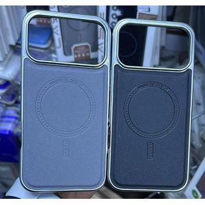ORIGINAL MAGNETIC WIRELESS CHARGER LEATHER CASE FOR IPHONE 17PRO BACK CASE/ COVER