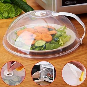 Vent Microwave Food Cover with Detachable Handle – Multi-Color Heat-Resistant Lid