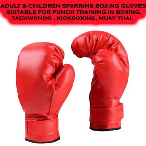 Adult & Children Sparring Boxing Gloves Suitable for punch training in boxing,Taekwondo , Kickboxing, Muay Thai. 