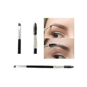 Professional Double-Ended Angled Eye Brow and Spoolie Brush