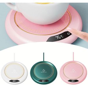 Smart Electric Mug Warmer Pad – USB Coffee Cup Heater for Glass, Ceramic, Metal & Paper Cups