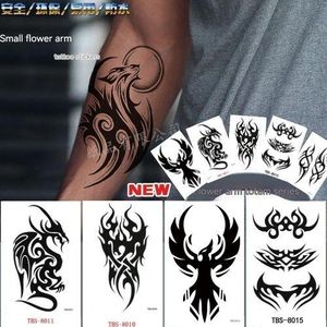 PAYANGPU 5Pcs Flower Arm Tattoo Sticker Totem Character Tattoo Sticker temporary tattoo sticker Arm Temporary Tattoo Body Art Sticker Waterproof Tattoo Sticker, Men's Waterproof Tattoo Sticker, Temporary Tattoo Full Arm Sleeve, Suitable for Men/Women Body Art