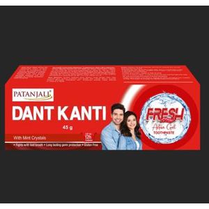 Patanjali DANT KANTI FRESH ACTIVE GEL TOOTHPASTE-45g