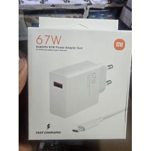 Mi Xiaomi 67W Fast Charger Power Adapter Suit USB-C Cable for Redmi Android Phones Tablets