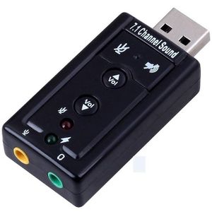 Bn 7.1 Channel USB External Sound Card Audio Adapter With Mic