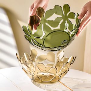 Multi-Functional Transparent Fruit Plate – Stylish Storage & Serving Fruit Tray Box