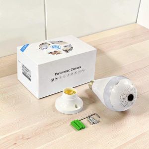 Android IOS Support Remote Access Control Panoramic 1080P Wireless Security Light Bulb Camera 