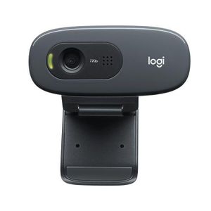 Logitech Logitech- Logitech- C270 HD Webcam 720p USB Video Camera with Noise-Reducing Microphone – Dark Grey (960-001063)