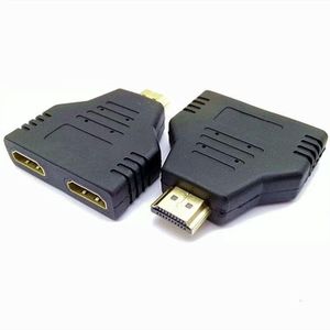 1080P HDMI Port Male To 2 Female 1 In 2 Out Splitter Cable Adapter Converter