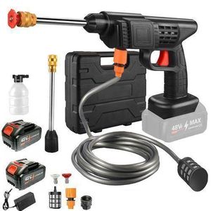 Wireless Car Wash Spray Gun Machine With Portable Lithium Battery With 2 Batteries 96Vh Lithium-ion Batteries