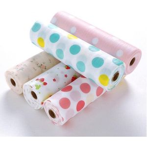 2  ROLLS Anti Slip Waterproof Place Mat for Kitchen Cupboard Liners, Refrigerator, Table (Floral Design)