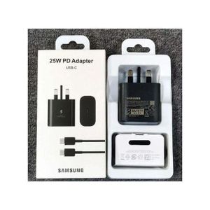 Samsung 25W Super Fast original Charger Adapter With Type C To C Output For Galaxy A05, A05s, A14, A15, A23, A24, A25, A33, A34, A35, A53, A54, A55, A73, A74, A75.