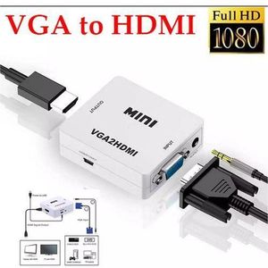 1080P Full HD Mini VGA To HDMI Converter Adapter