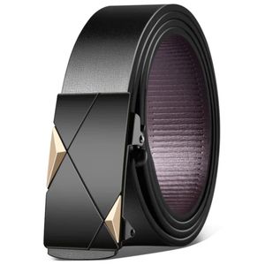 Black Leather Automatic Belt – Men’s Office & Formal Wear