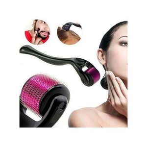 Derma Roller 540 purple micro needle Dermaroller Beard Hair Growth Skin Face Wrinkle & Anti-Aging Acne Scar Derma Microneedling roller Rejuvenation Hair Loss Regrowth
