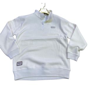 Cream  Quater Zip Sweaters