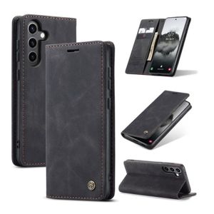 Samsung Galaxy S25 Plus Caseme Premium Luxury PU Leather Magnetic Flip Wallet Case Cover with Card Slots, Shockproof TPU Inner Shell & Full Body Protection