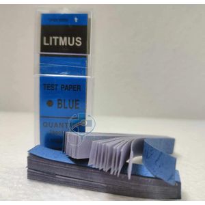 Blue Litmus Test Paper Paper Test PH Test Stick 100 strips Type Alkali Acid Measurement Water Quality Science Experiment