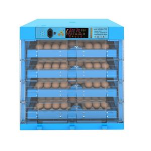 192 Eggs AC/DC Automatic Eggs Incubator Temperature Control Hatcher Hatching Machine Egg Incubator/ Automatic Poultry Egg Incubator 