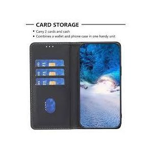 Cover Redmi 15C Flip Case Black Magnetic Wallet Book Leather Heavy Protective Phone Case