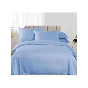 Quality Blue 4Pc Luxurious Stripped Duvet Covers (Size 6*7 )