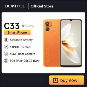 Oukitel C32 Global Version 8gb Ram 128gb Rom Octa Cores Smartphone 6.517  5150mah 20mp Camera 4g Mobile Phone