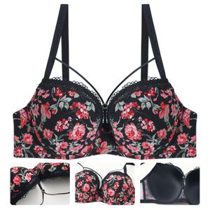 Binnys Plus Size Underwire Comfortable Lace Design Bra For Women