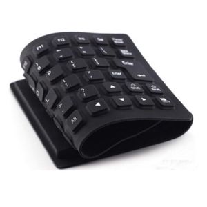 Flexible Silicone Keyboard – Portable, Waterproof, and Durable for Home, Office, and Travel